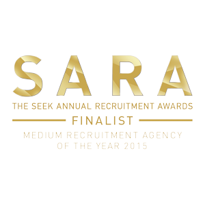 Exceptionalness got us to ‘Finalist’ for the Medium Sized Recruitment Company Of the Year