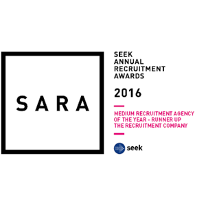 SARA Medium Recruitment Agency of the Year 2016 Runner Up
